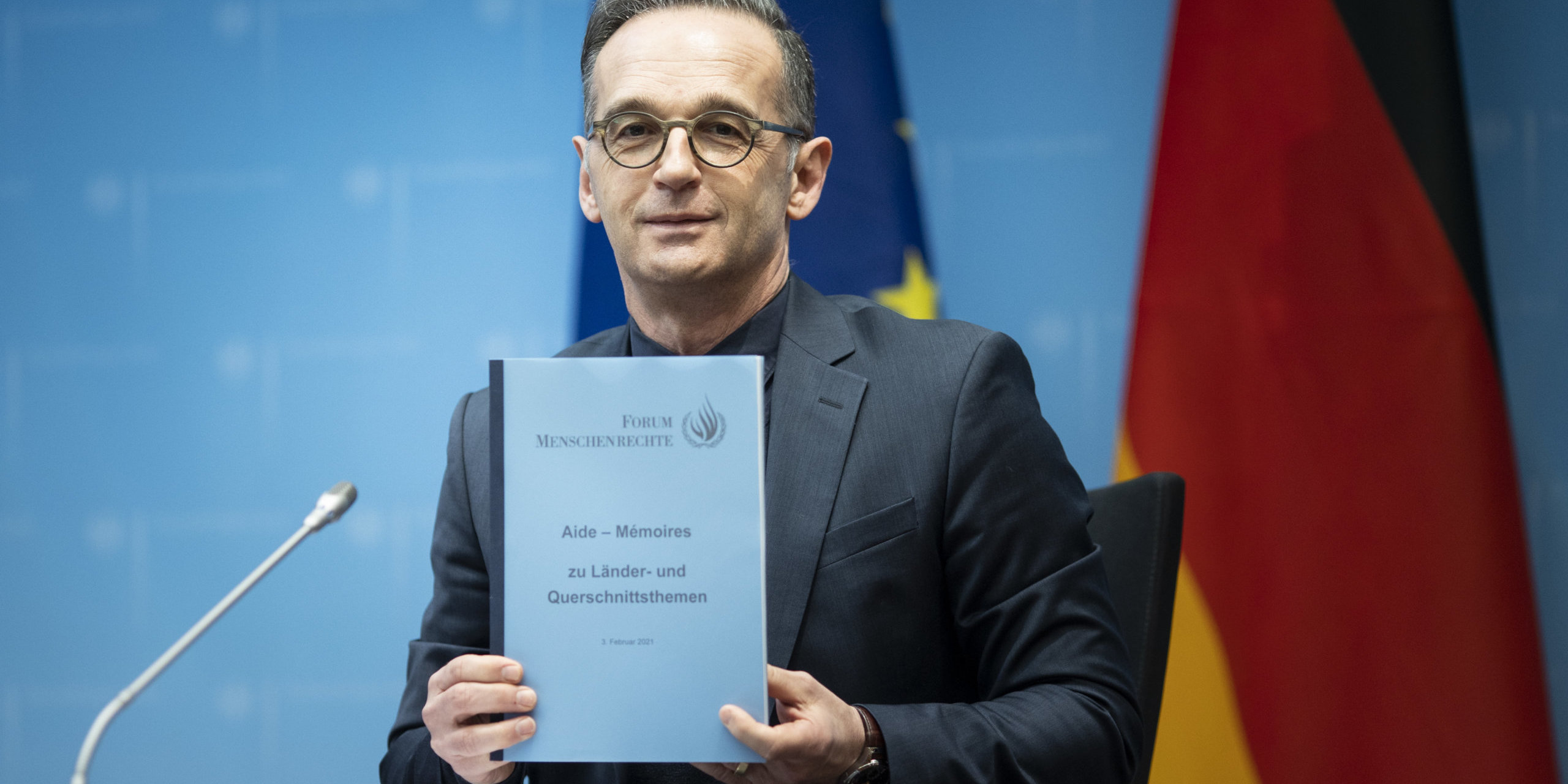 Aussenminister Maas bei Forum Menschenrechte