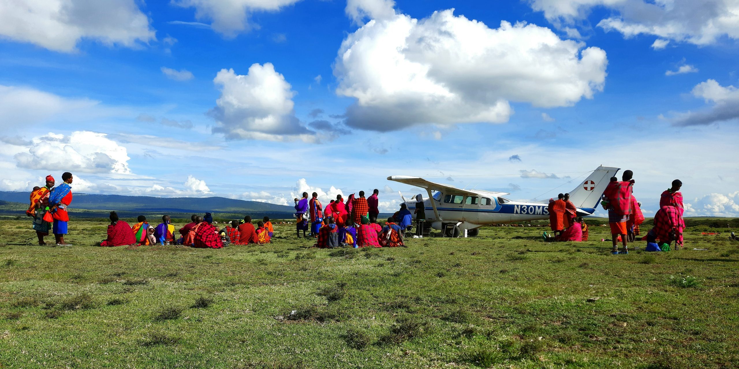 Flugzeugbild Maasai