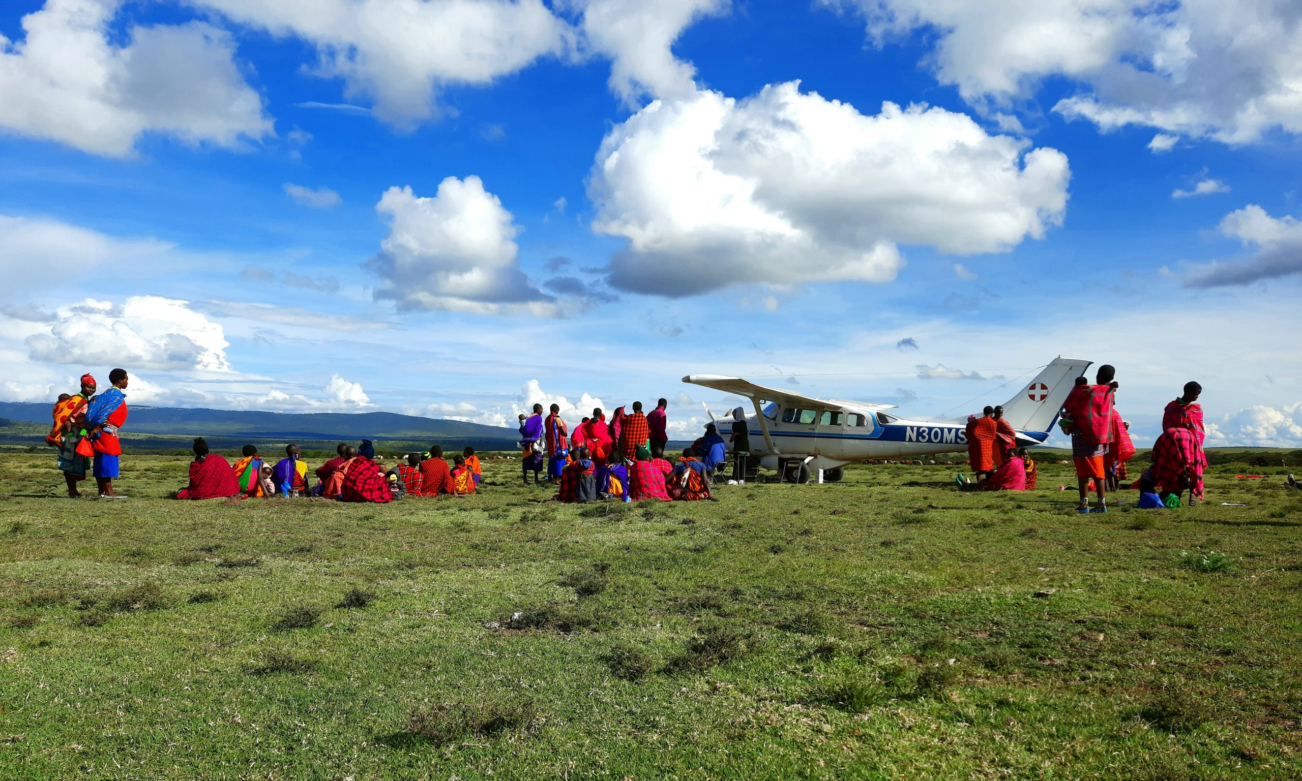Flugzeugbild Maasai