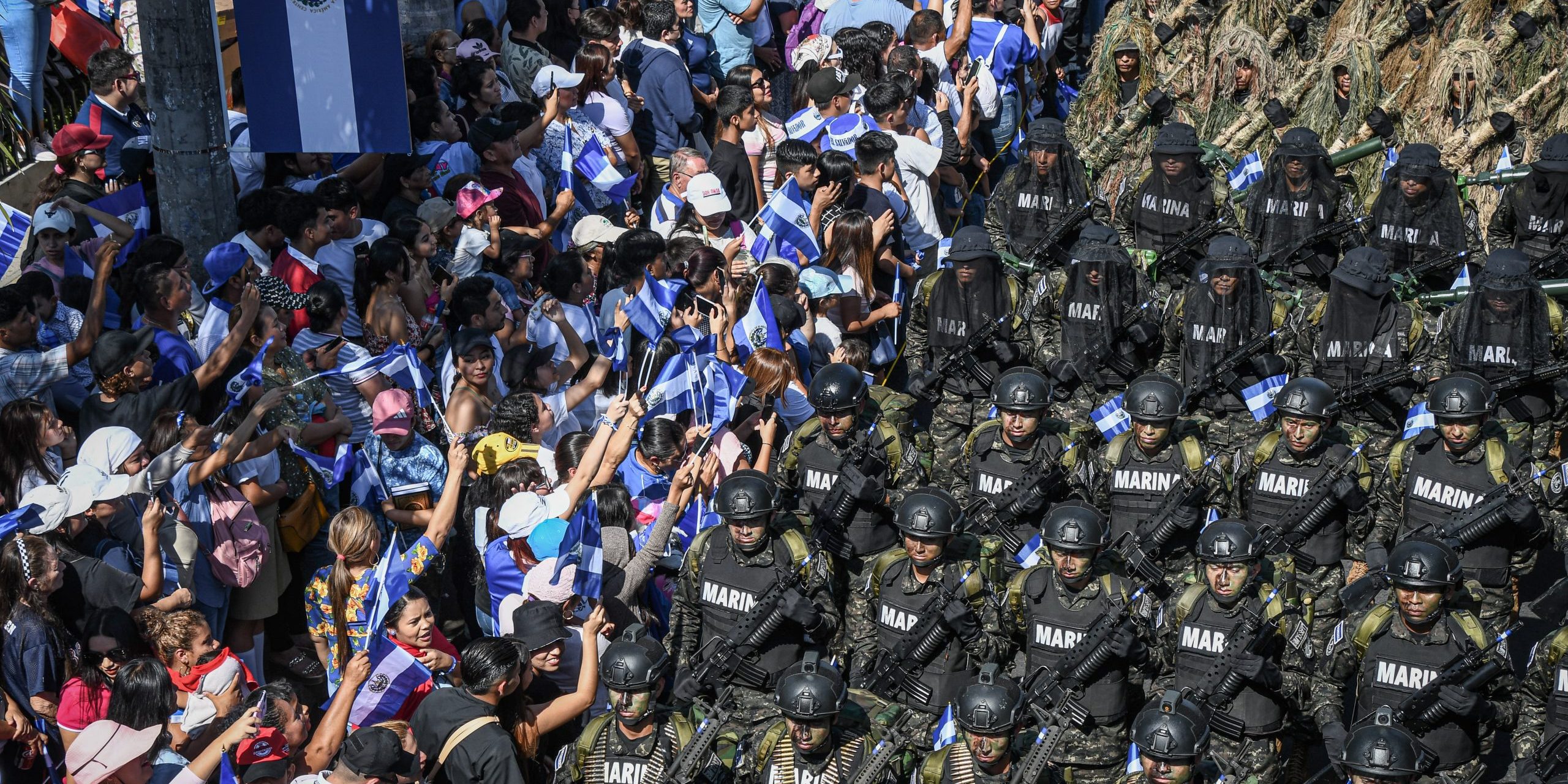 15S 2023_Kellys Portillo_Alharaca_Militäraufmarsch in El Salvador