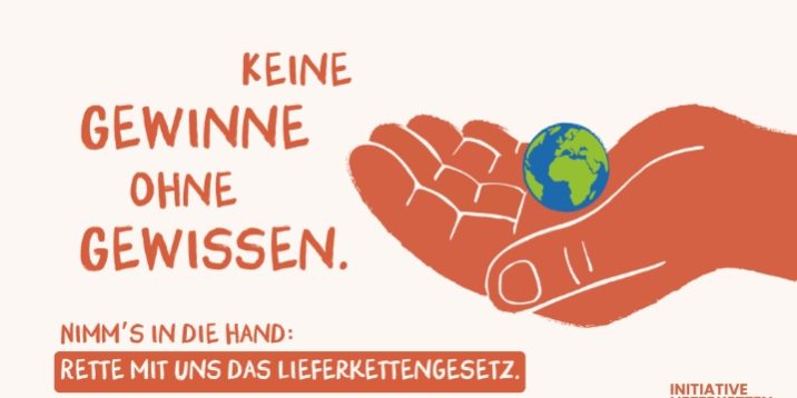 Lieferkettengesetz Bild Kampagne