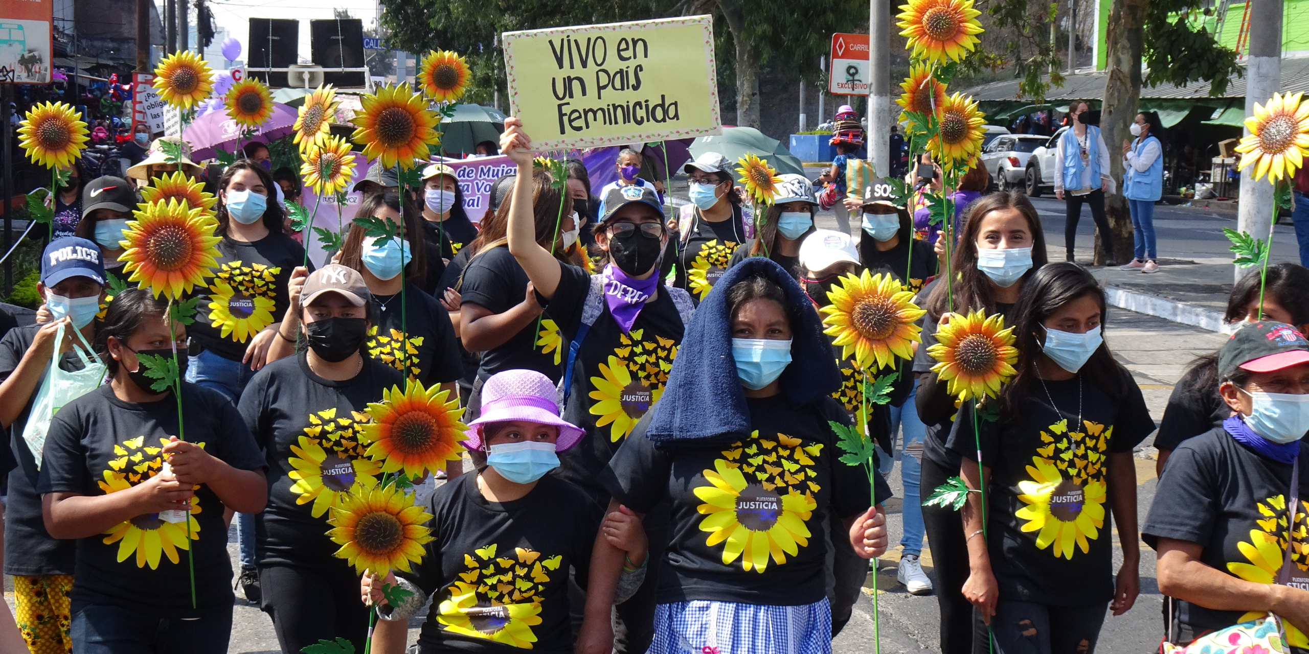 Protest gegen Ermordung von Frauen